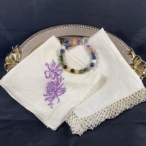 2 - Vintage Handkerchiefs
